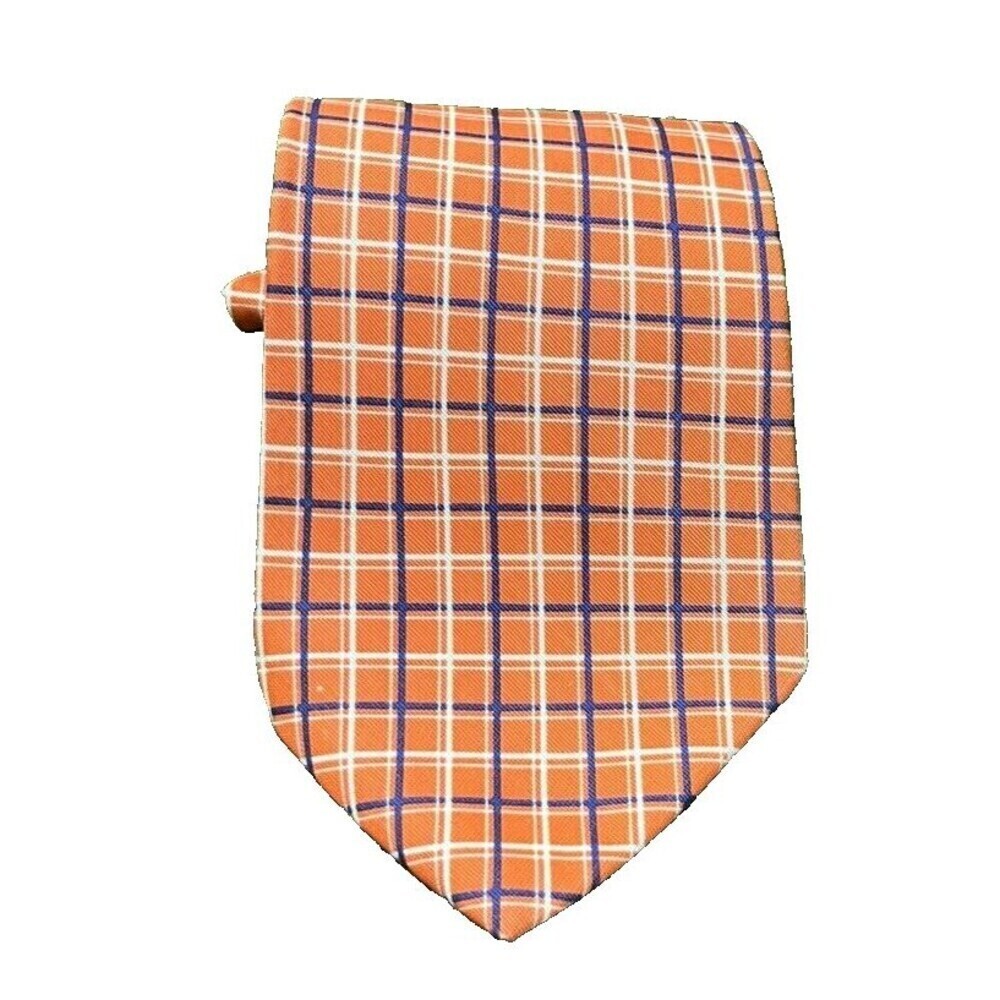 Lauren Ralph Lauren Green Label Plaid Checks Silk Men’s Neck Tie Made In USA - Picture 3 of 11